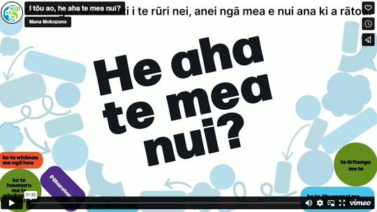 te reo animation cover